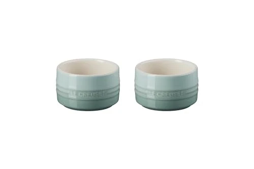 Le Creuset Stoneware Straight Wall Ramekin Set Of 2 Sea Salt 3 Le Creuset Stoneware Straight Wall Ramekin Set Of 2 Sea Salt