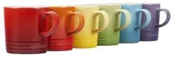 Le Creuset Stoneware Coffee Mug Set 12 Oz. Each - Multicolor