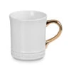 Le Creuset Mug With Gold Metallic Handle - White 14 Oz. -Le Creuset Store 310FUo4XU3L