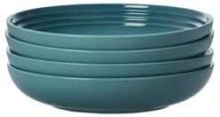 Le Creuset Set Of (4) 8.5" Pasta Bowls - Caribbean 8.5"