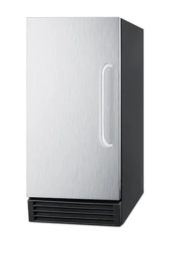Summit Appliance BIM44GADA ADA Compliant NSF-listed Auto Defrost 50 Lbs Clear Icemaker With Internal Pump For Built-in Or Freestanding Use Undercounters, Stainless Steel Door, Black Cabinet 3 Summit Appliance BIM44GADA ADA Compliant NSF-listed Auto Defrost 50 Lbs Clear Icemaker With Internal Pump For Built-in Or Freestanding Use Undercounters, Stainless Steel Door, Black Cabinet