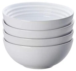 Le Creuset Set Of (4) 22 Oz. Soup Bowls - White 22 Oz. (6.25")