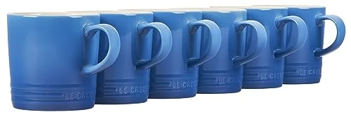 Le Creuset Stoneware Coffee Mug Set 12 Oz. Each - Marseille 3 Le Creuset Stoneware Coffee Mug Set 12 Oz. Each - Marseille