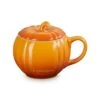 Le Creuset Pumpkin Mug With Lid - Persimmon 14 Oz. -Le Creuset Store 31PTZZHLVEL