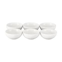 Le Creuset Stoneware Pinch Bowl Gift Set Set Of 6 - White