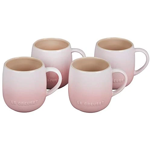 Le Creuset Set Of 4 Heritage Mugs- Shell Pink - E-commerce Only 13 Oz. / 380ml 3 Le Creuset Set Of 4 Heritage Mugs- Shell Pink - E-commerce Only 13 Oz. / 380ml