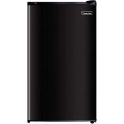 Magic Chef MCBR350B2 Compact Refrigerator With Manual Defrost, Small Refrigerator For Compact Spaces, 3.5 Cubic Feet, Black