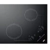 Summit CR2B121 115V 2-Burner 21" Radiant Cooktop For Portrait Or Landscape Installation In 20" X 16" Cutouts, Black 1 Summit CR2B121 115V 2-Burner 21" Radiant Cooktop For Portrait Or Landscape Installation In 20" X 16" Cutouts, Black -Le Creuset Store 31sSYaa6laL