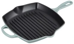 Le Creuset 10.25" Signature Square Skillet Grill - Sea Salt 10.25"