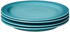 Le Creuset Set Of (4) 10.5" Dinner Plates - Caribbean 10.5"