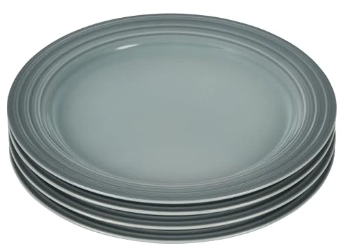 Le Creuset Set Of (4) 8.5" Salad Plates - Sea Salt 8.5" 3 Le Creuset Set Of (4) 8.5" Salad Plates - Sea Salt 8.5"