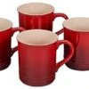Le Creuset Set Of 4 Mugs - Cerise - E-commerce Only 14 Oz. 2 Le Creuset Set Of 4 Mugs - Cerise - E-commerce Only 14 Oz. -Le Creuset Store 41oqQ1t EfL
