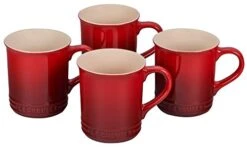 Le Creuset Set Of 4 Mugs - Cerise - E-commerce Only 14 Oz.