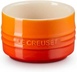 Le Creuset Straight Walled Ramekin - Flame 7 Oz.