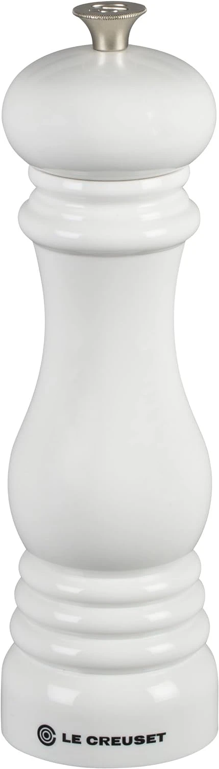 Le Creuset Pepper Mill - White 8" X 2 1/2" 3 Le Creuset Pepper Mill - White 8" X 2 1/2"