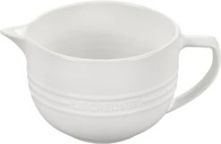 Le Creuset Stoneware Signature Batter Bowl, 3.25qt., White