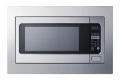 Summit 27 In. And 30 In. Built-In Microwave Oven Stainless Steel 2.2 Cubic Feet With Trim Kit Digital Control Panel 1200W (30 Inch)