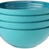 Le Creuset Set Of (4) 22 Oz. Soup Bowls - Caribbean 22 Oz. (6.25") -Le Creuset Store 61ObbRDwNcL
