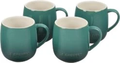 Le Creuset Set Of 4 Heritage Mugs - Artichaut - E-commerce Only 14 Oz. / 380ml