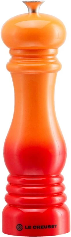 Le Creuset Pepper Mill - Flame 8" X 2 1/2"