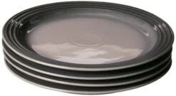Le Creuset Set Of (4) 10.5" Dinner Plates - Oyster 10.5"