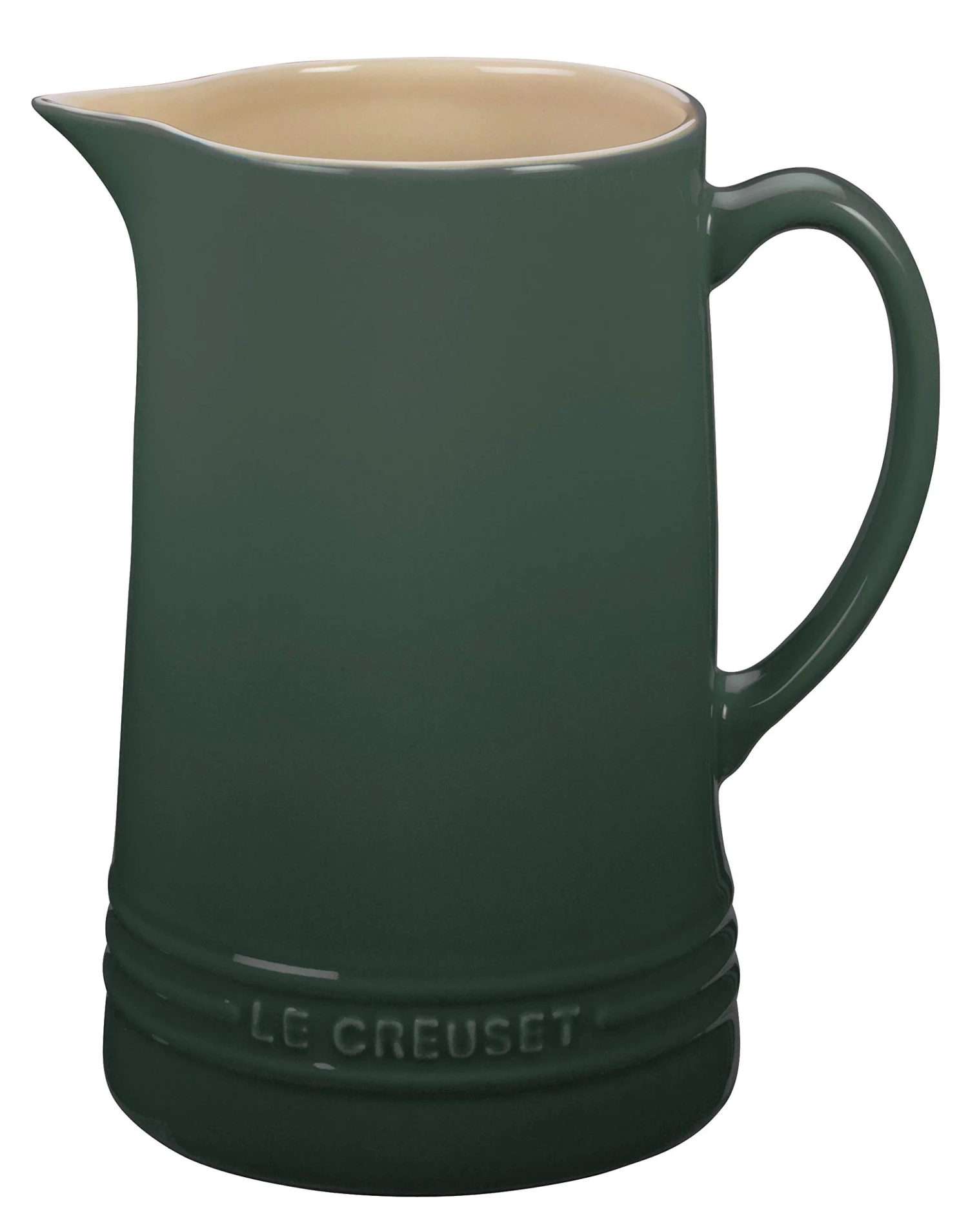 Le Creuset Stoneware Signature Pitcher 1.6 Qt. - Artichaut 3 Le Creuset Stoneware Signature Pitcher 1.6 Qt. - Artichaut