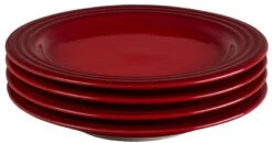Le Creuset Set Of (4) 8.5" Salad Plates - Cerise 8.5"